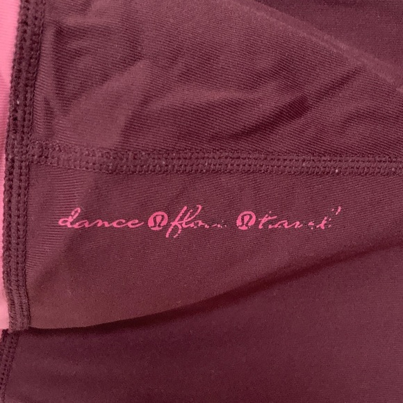 Two-Tone Pink & Wine One-Piece Dance Leotard - Picture 4 of 5